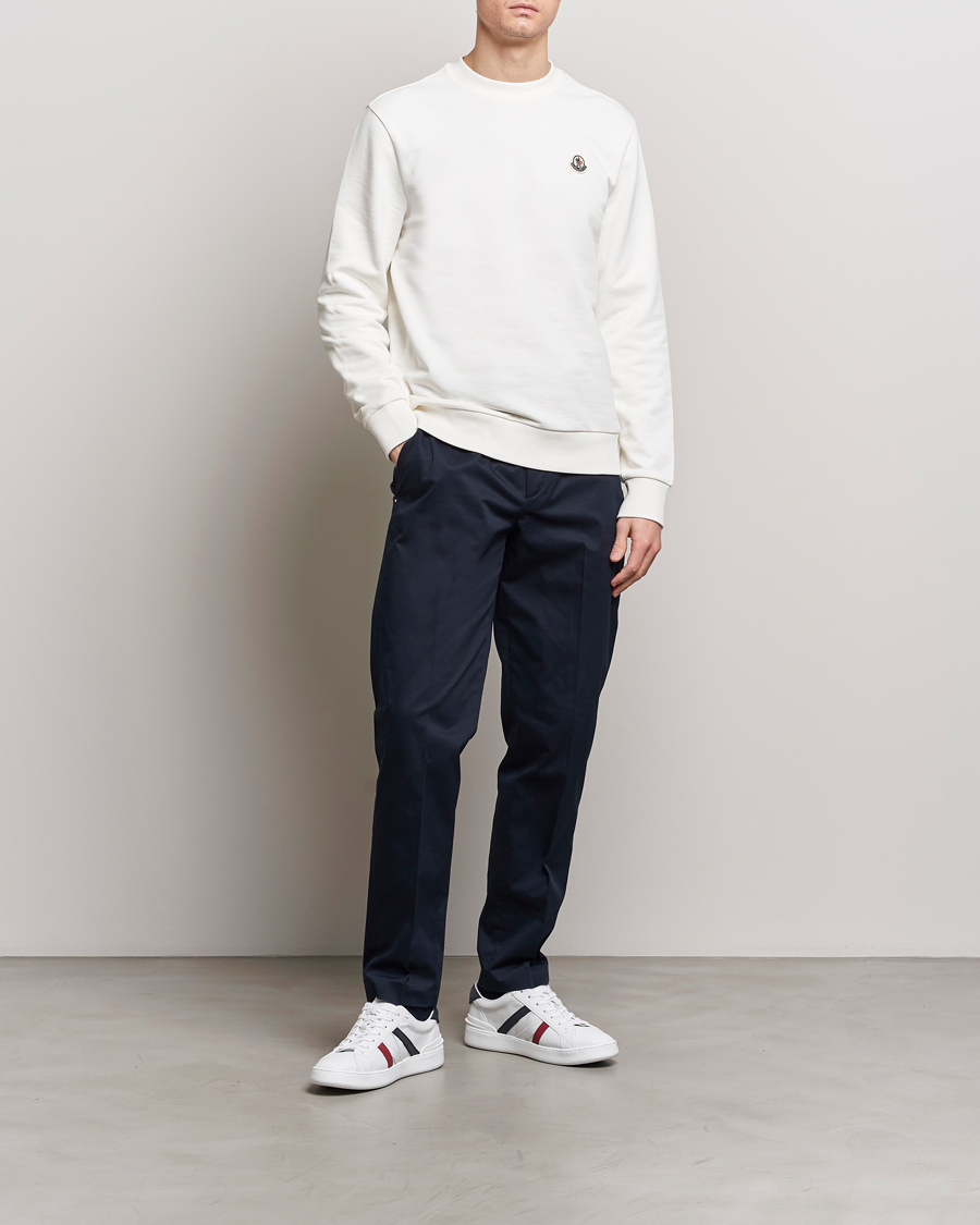 Herren | Pullover | Moncler | Logo Sweatshirt Off White
