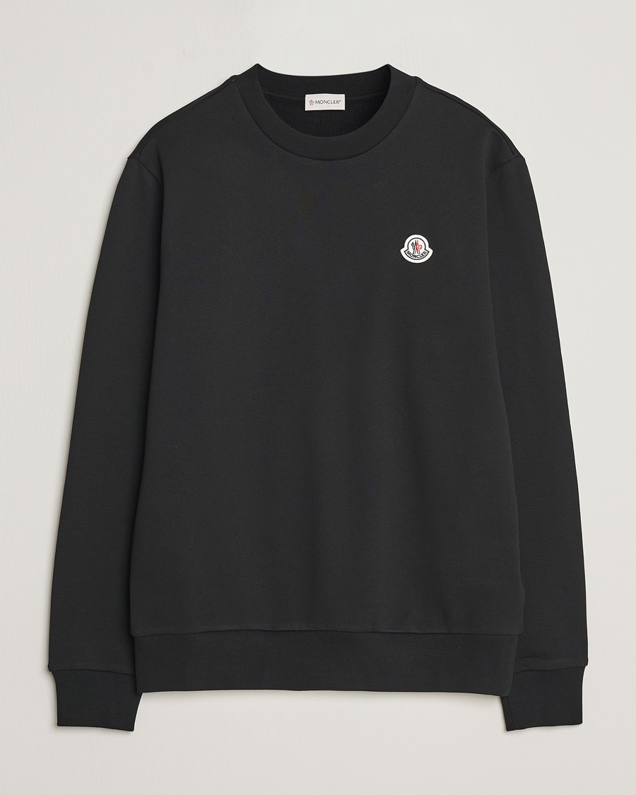 Herren | Pullover | Moncler | Logo Sweatshirt Black