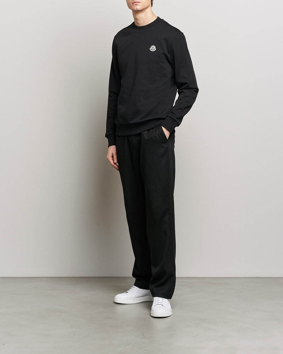 Herren | Pullover | Moncler | Logo Sweatshirt Black