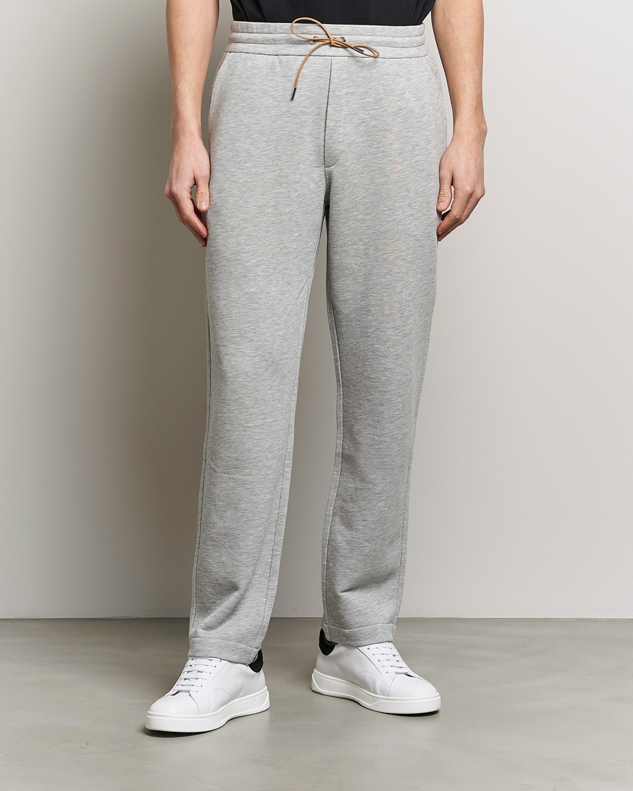 Men | Moncler | Moncler | Cotton Sweatpants Light Grey