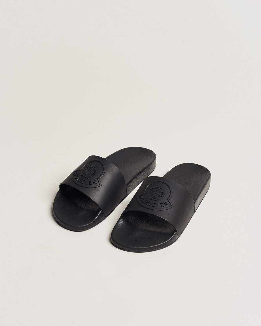 Herren | Hausschuhe & Pantoletten | Moncler | Basile Slides All Black