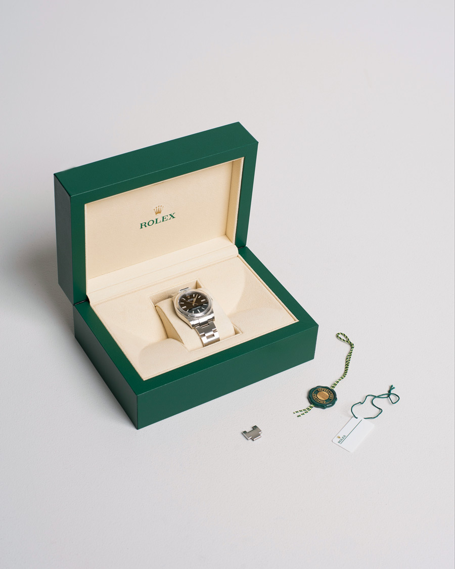 Herren | Rolex Pre-Owned Oyster Perpetual 124200 Silver | Rolex Pre-Owned | Oyster Perpetual 124200 Silver