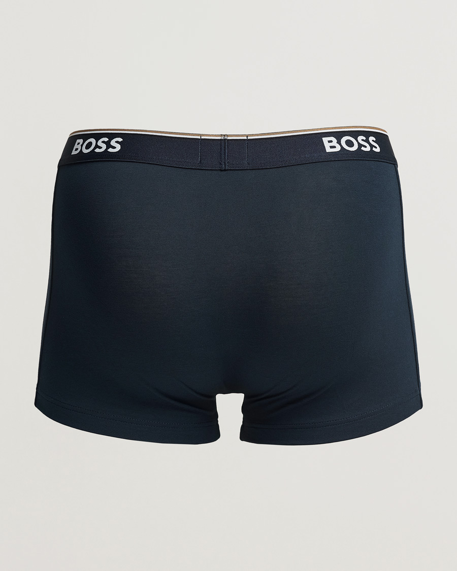 Herren | Kategorie | BOSS BLACK | 3-Pack Cotton Trunk Black/White/Blue