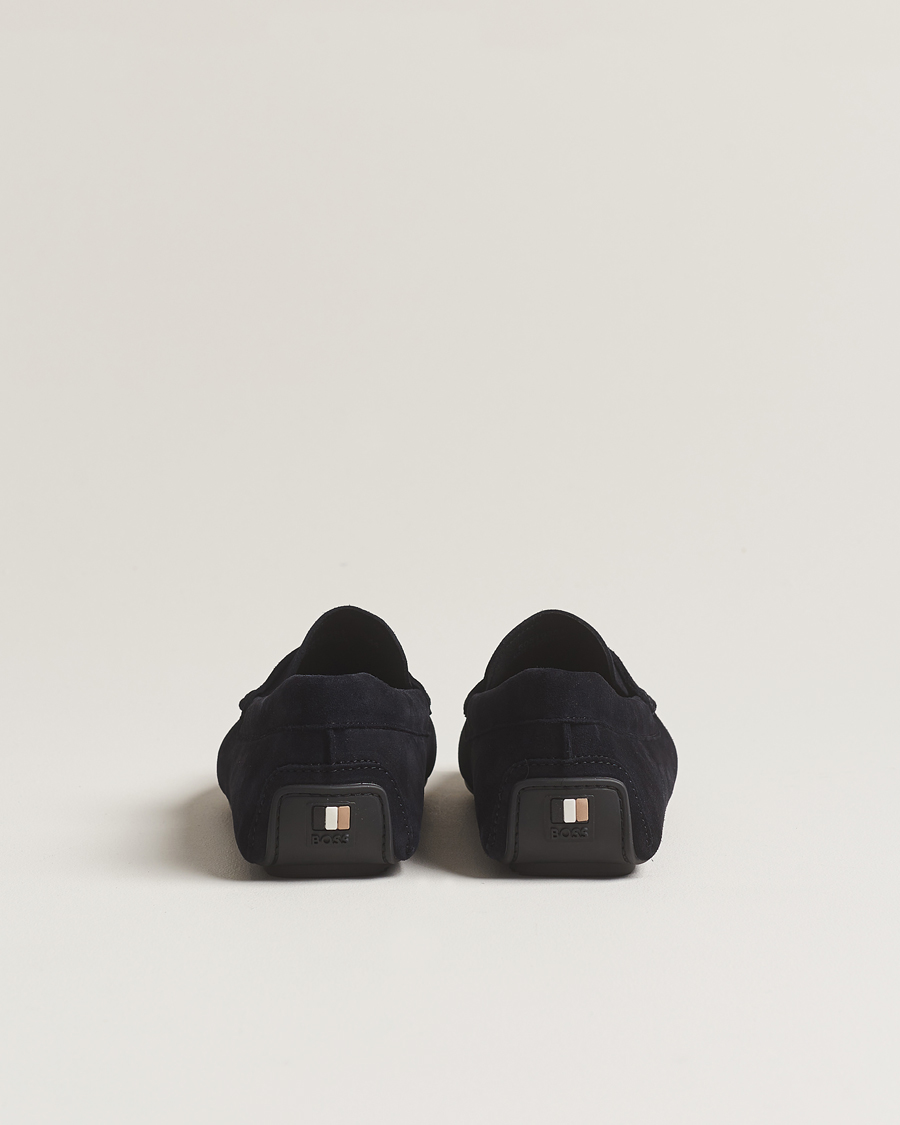Herren | BOSS BLACK Noel Car Shoe Suede Dark Blue | BOSS BLACK | Noel Car Shoe Suede Dark Blue