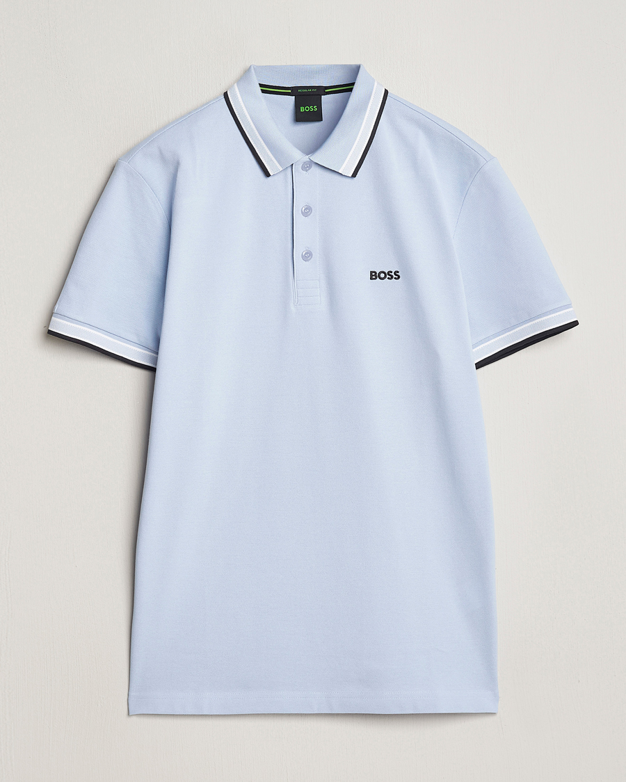 Herren | Poloshirts | BOSS GREEN | Paddy Jersey Polo Light Blue