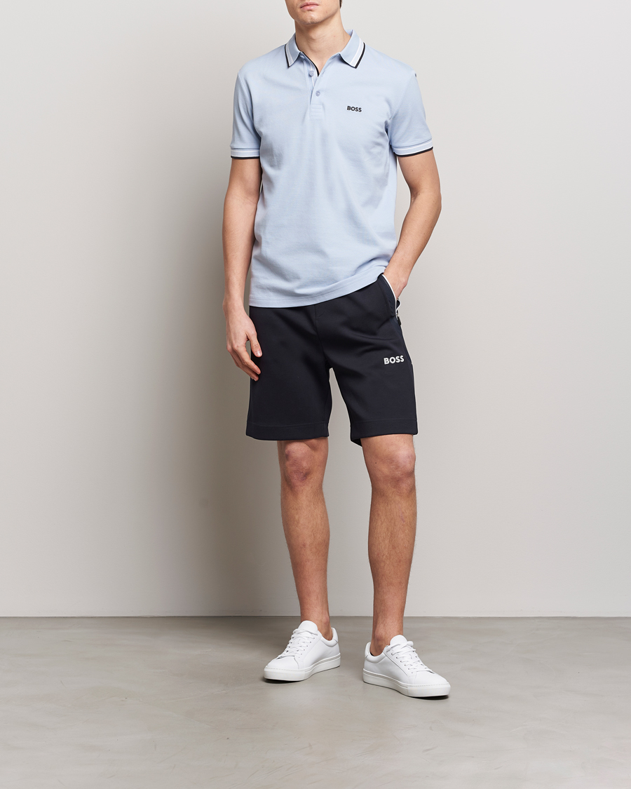 Herren | Poloshirts | BOSS GREEN | Paddy Jersey Polo Light Blue