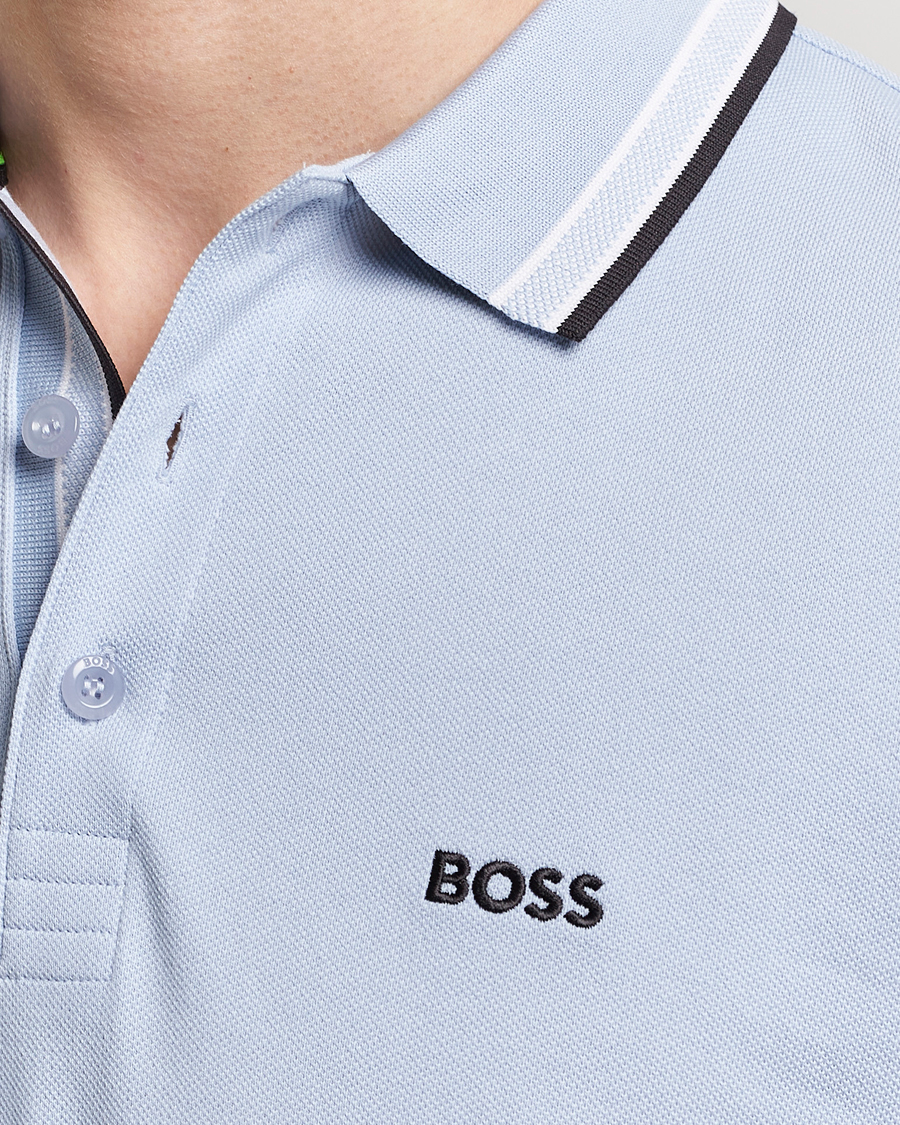 Herren | Poloshirts | BOSS GREEN | Paddy Jersey Polo Light Blue