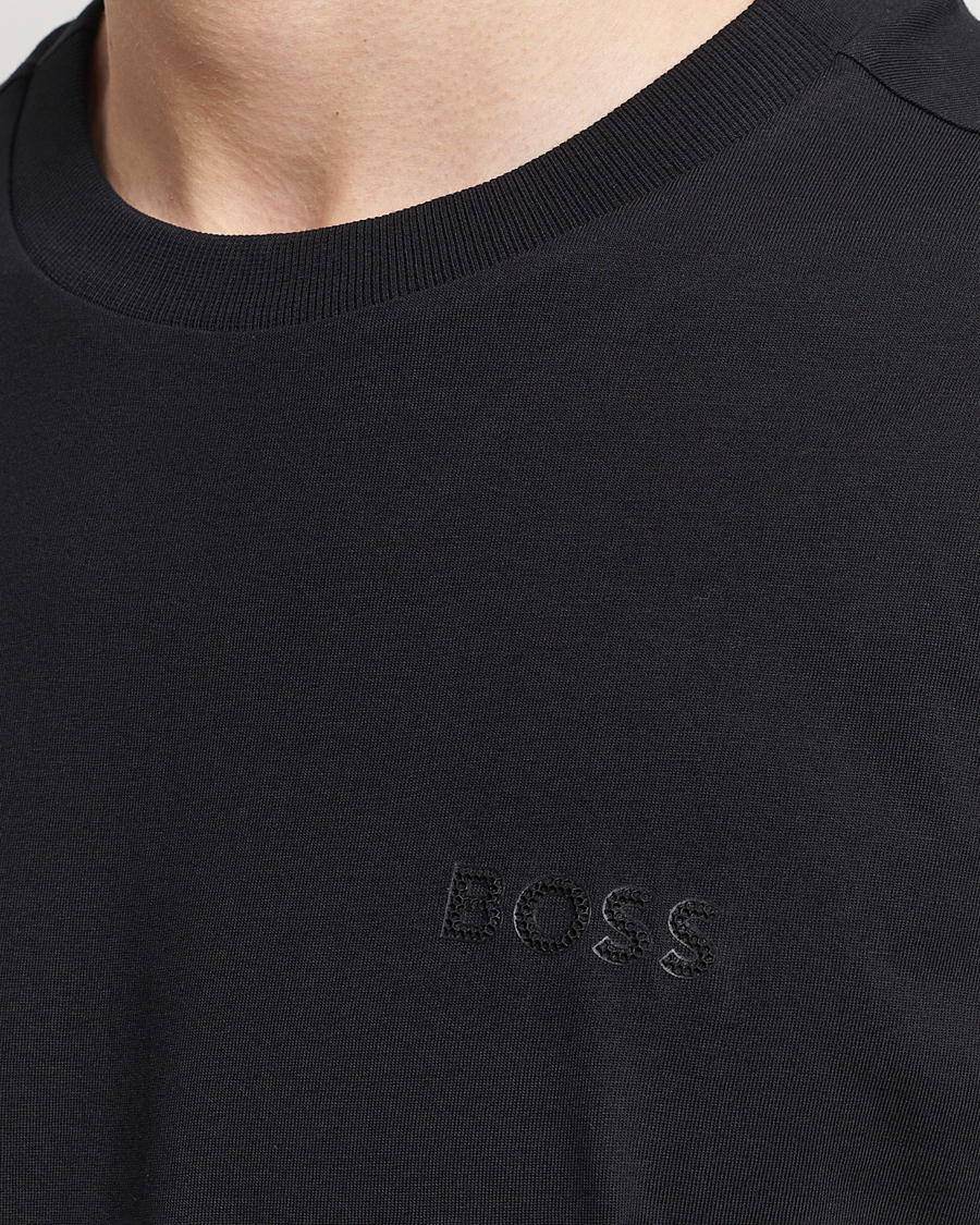 Herren | T-Shirts | BOSS GREEN | Crew Neck T-Shirt Black
