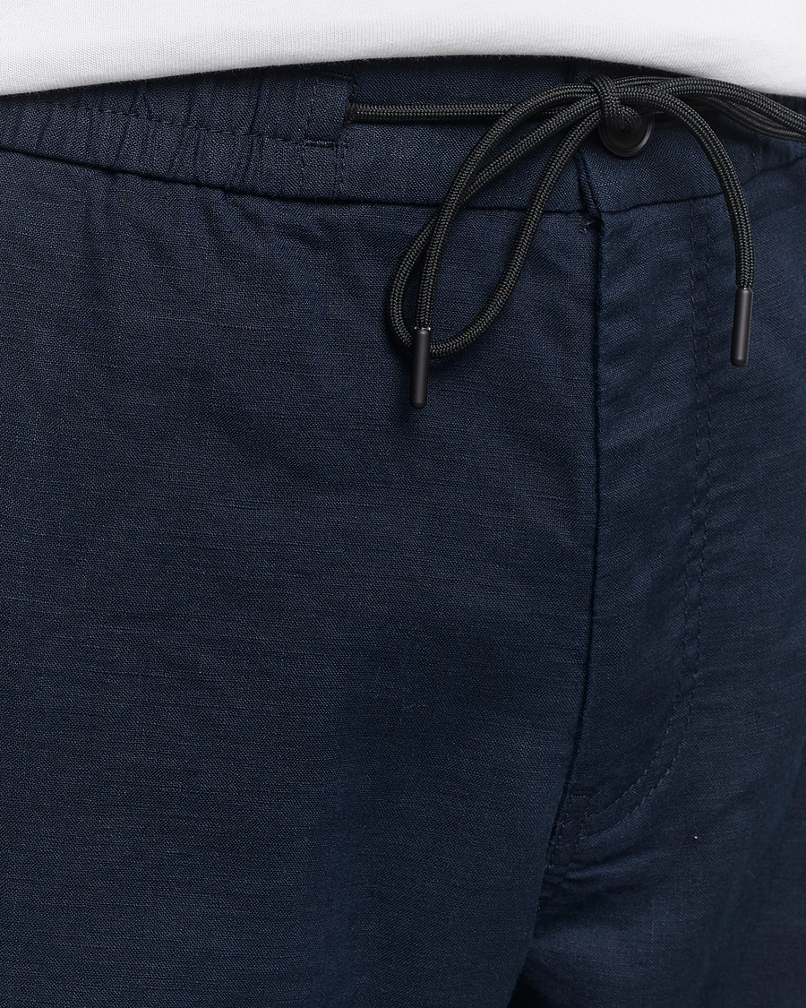 Herren | Hosen | BOSS ORANGE | Sanderson Linen Pants Dark Blue