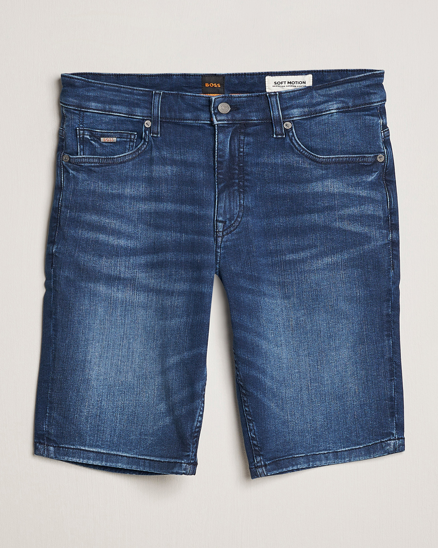 Herren | Shorts | BOSS ORANGE | Delaware Jeans Shorts Navy