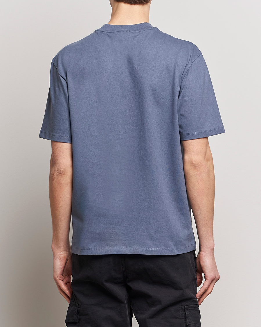 Herren | T-Shirts | HUGO | Dapolino Crew Neck T-Shirt Open Blue