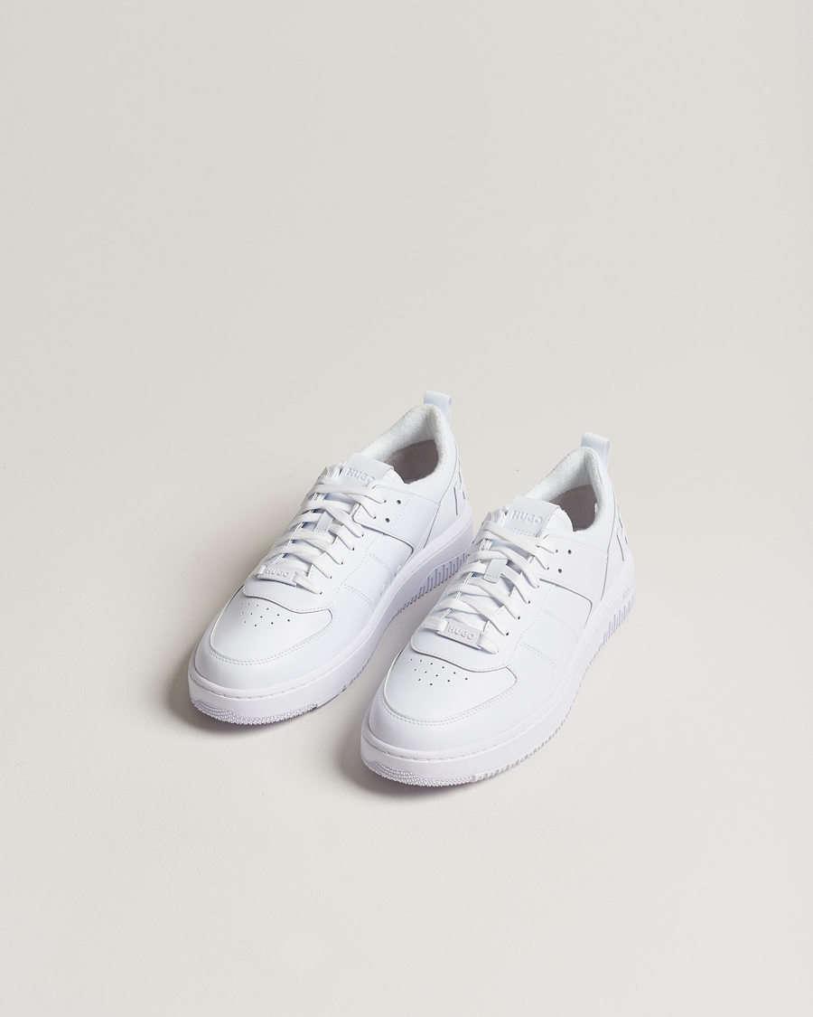 Herren | Weiße Sneakers | HUGO | Kilian Leather Sneaker White