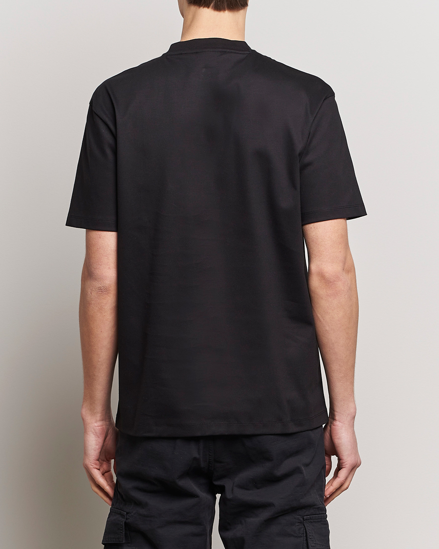 Herren | T-Shirts | HUGO | Dalile Logo Crew Neck T-Shirt Black