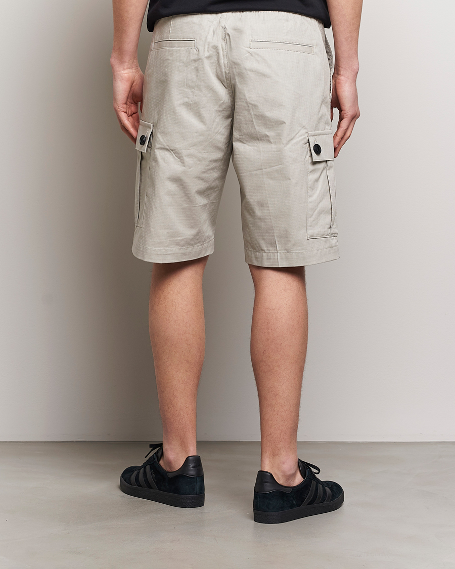 Herren | Shorts | HUGO | Garlio Cotton Cargo Shorts Light Grey