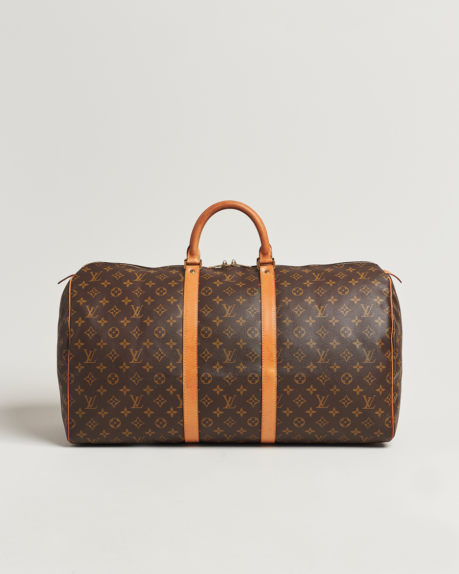 Herren | Louis Vuitton Pre-Owned Keepall 55 Bag Monogram | Louis Vuitton Pre-Owned | Keepall 55 Bag Monogram