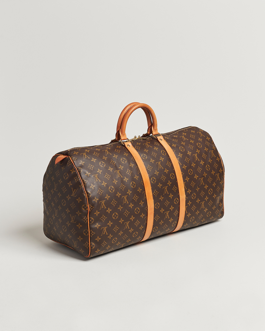 Herren | Louis Vuitton Pre-Owned Keepall 55 Bag Monogram | Louis Vuitton Pre-Owned | Keepall 55 Bag Monogram
