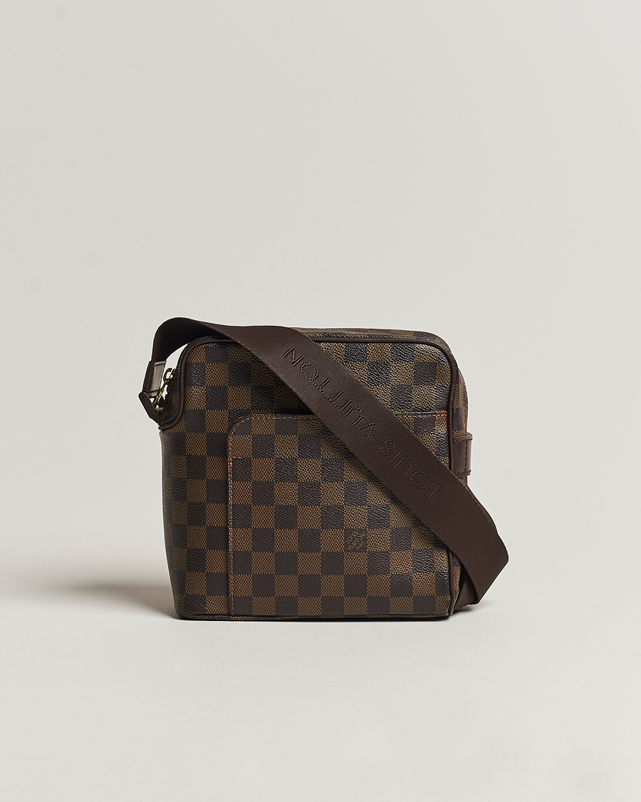 Herren | Louis Vuitton Pre-Owned Olaf Shoulder Bag Damier Ebene | Louis Vuitton Pre-Owned | Olaf Shoulder Bag Damier Ebene