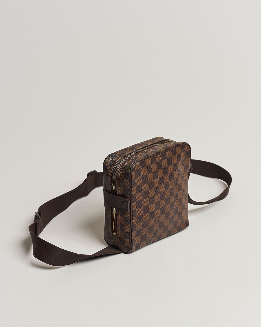 Herren | Louis Vuitton Pre-Owned Olaf Shoulder Bag Damier Ebene | Louis Vuitton Pre-Owned | Olaf Shoulder Bag Damier Ebene