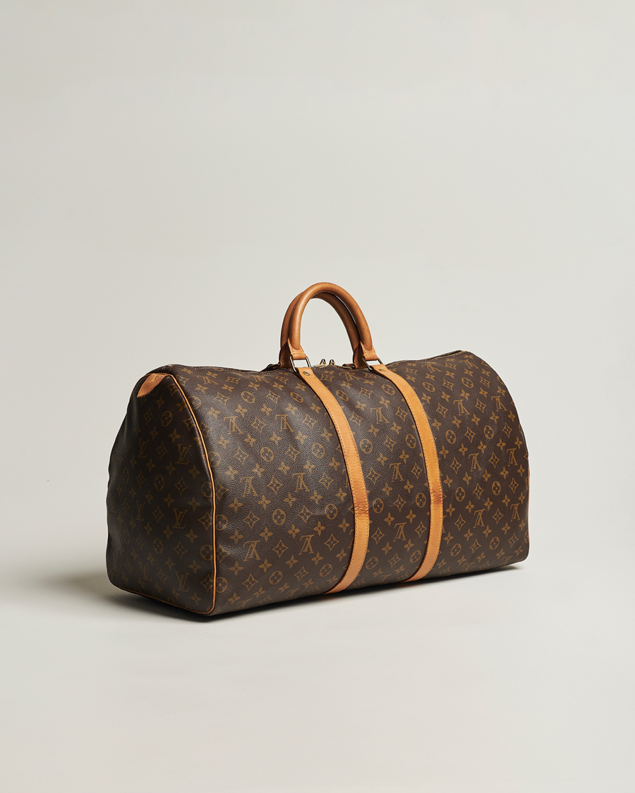 Herren | Louis Vuitton Pre-Owned Keepall 55 Bag Monogram | Louis Vuitton Pre-Owned | Keepall 55 Bag Monogram