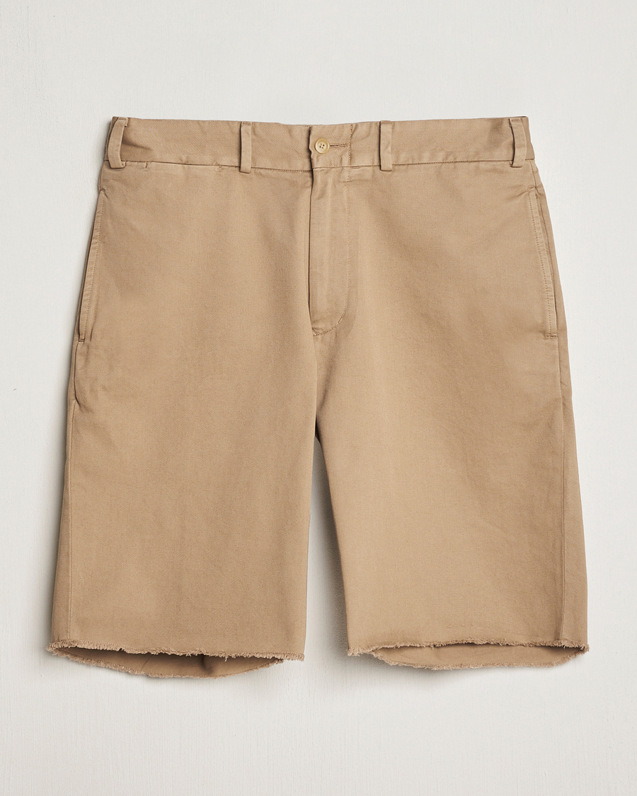 Herren |  | BEAMS PLUS | Cut Off Twill Cotton Shorts Beige