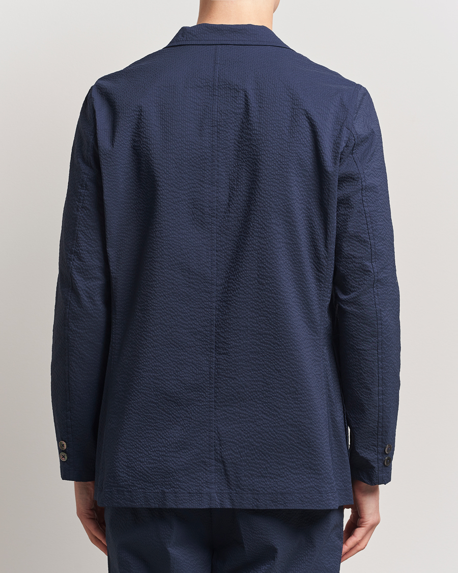 Herren | Sakkos | BEAMS PLUS | Seersucker Blazer Navy