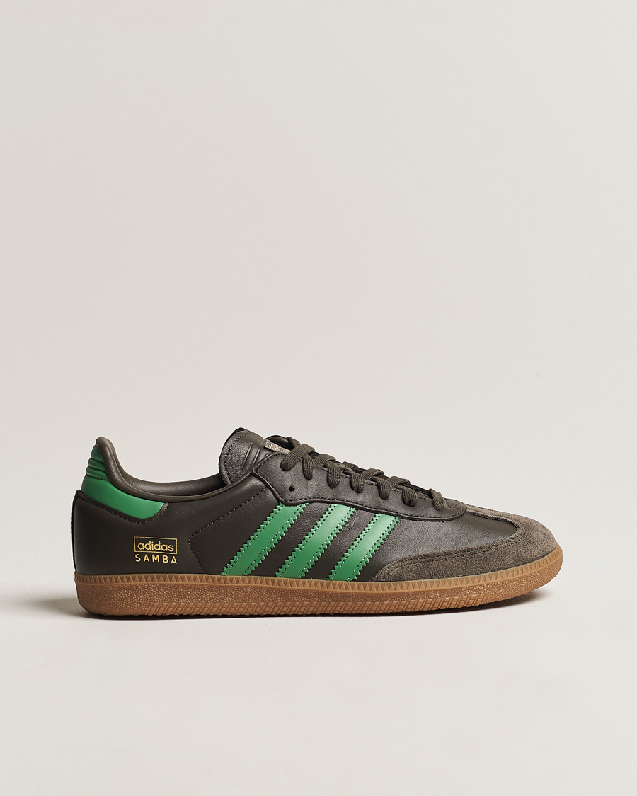 Herren | adidas Originals Samba OG Sneaker Brown/Green | adidas Originals | Samba OG Sneaker Brown/Green