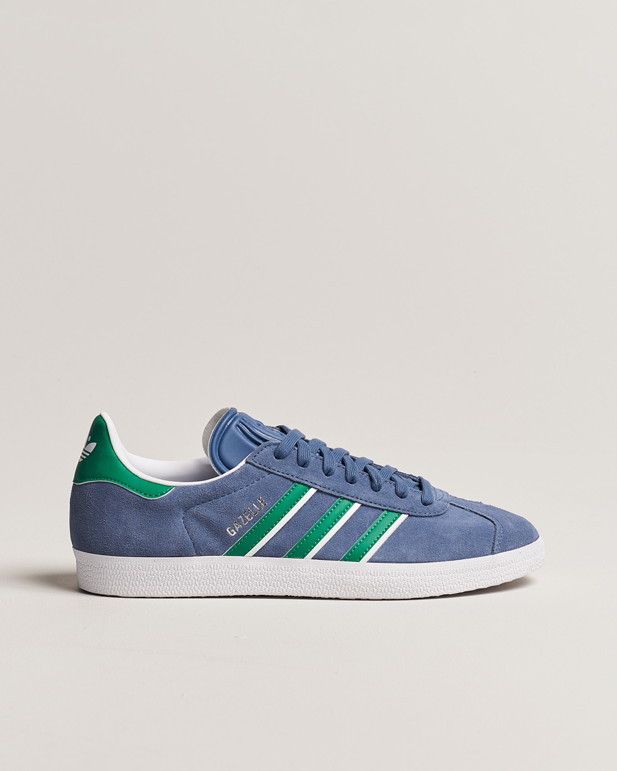 Herren | adidas Originals Gazelle Sneaker Blue/Green | adidas Originals | Gazelle Sneaker Blue/Green