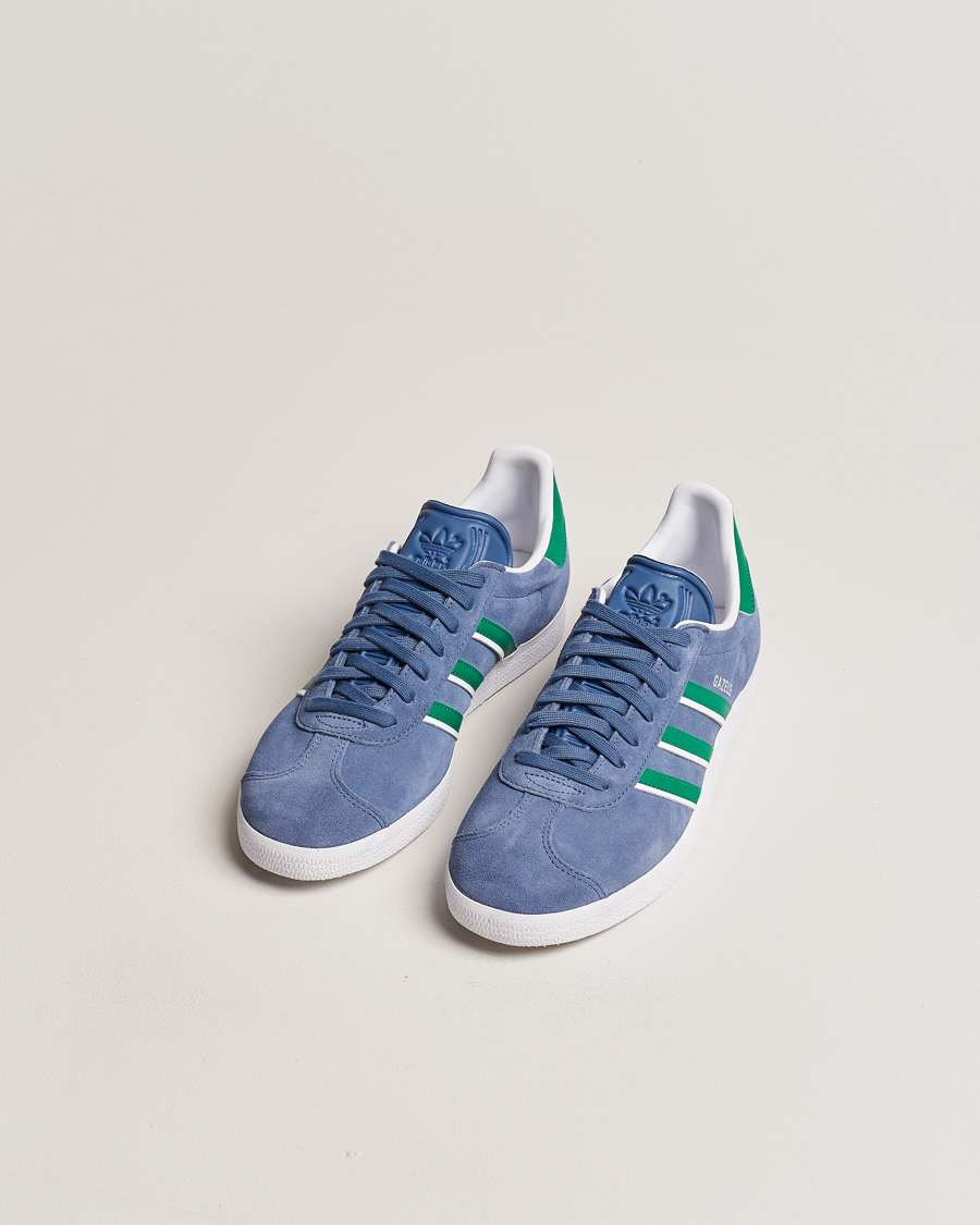 Herren | adidas Originals Gazelle Sneaker Blue/Green | adidas Originals | Gazelle Sneaker Blue/Green