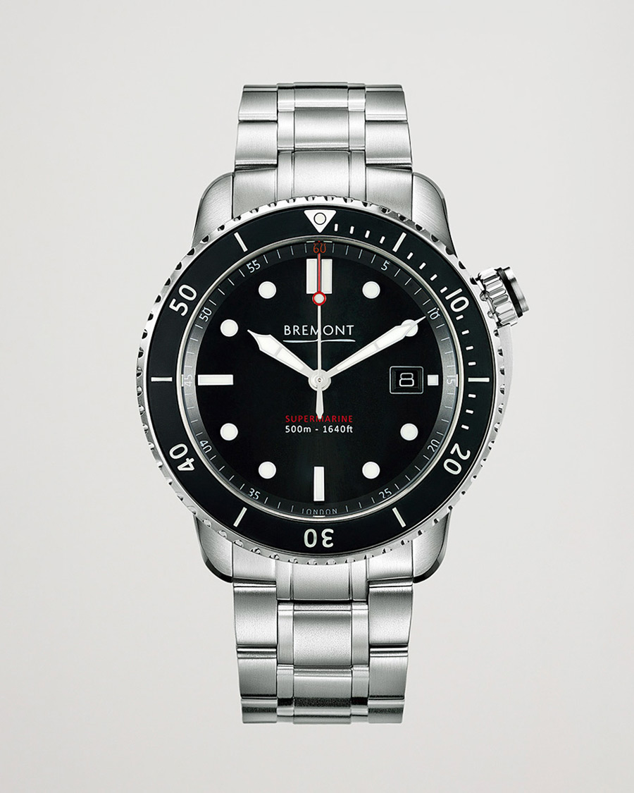 Herren | Bremont Pre-Owned S500 Supermarine 43mm Steel Bracelet Silver | Bremont Pre-Owned | S500 Supermarine 43mm Steel Bracelet Silver