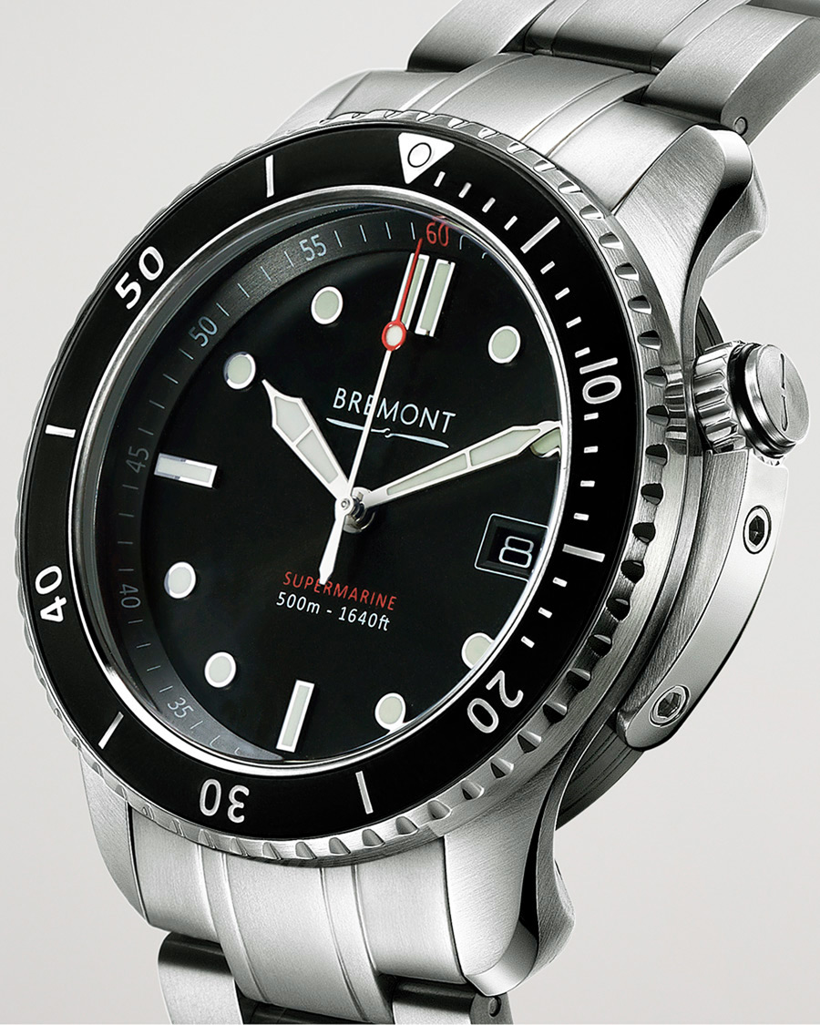 Herren | Bremont Pre-Owned S500 Supermarine 43mm Steel Bracelet Silver | Bremont Pre-Owned | S500 Supermarine 43mm Steel Bracelet Silver