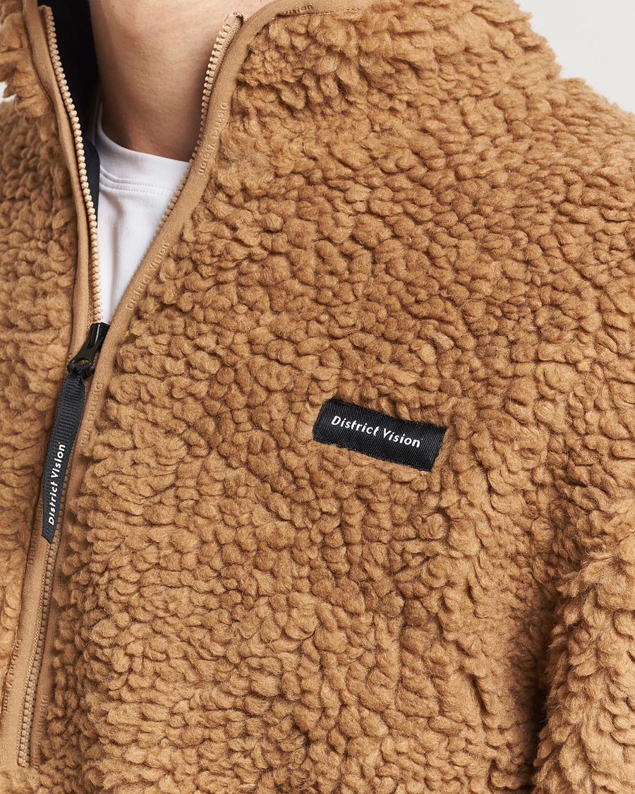 Herren | Pullover | District Vision | Half Zip Pile Fleece Sand