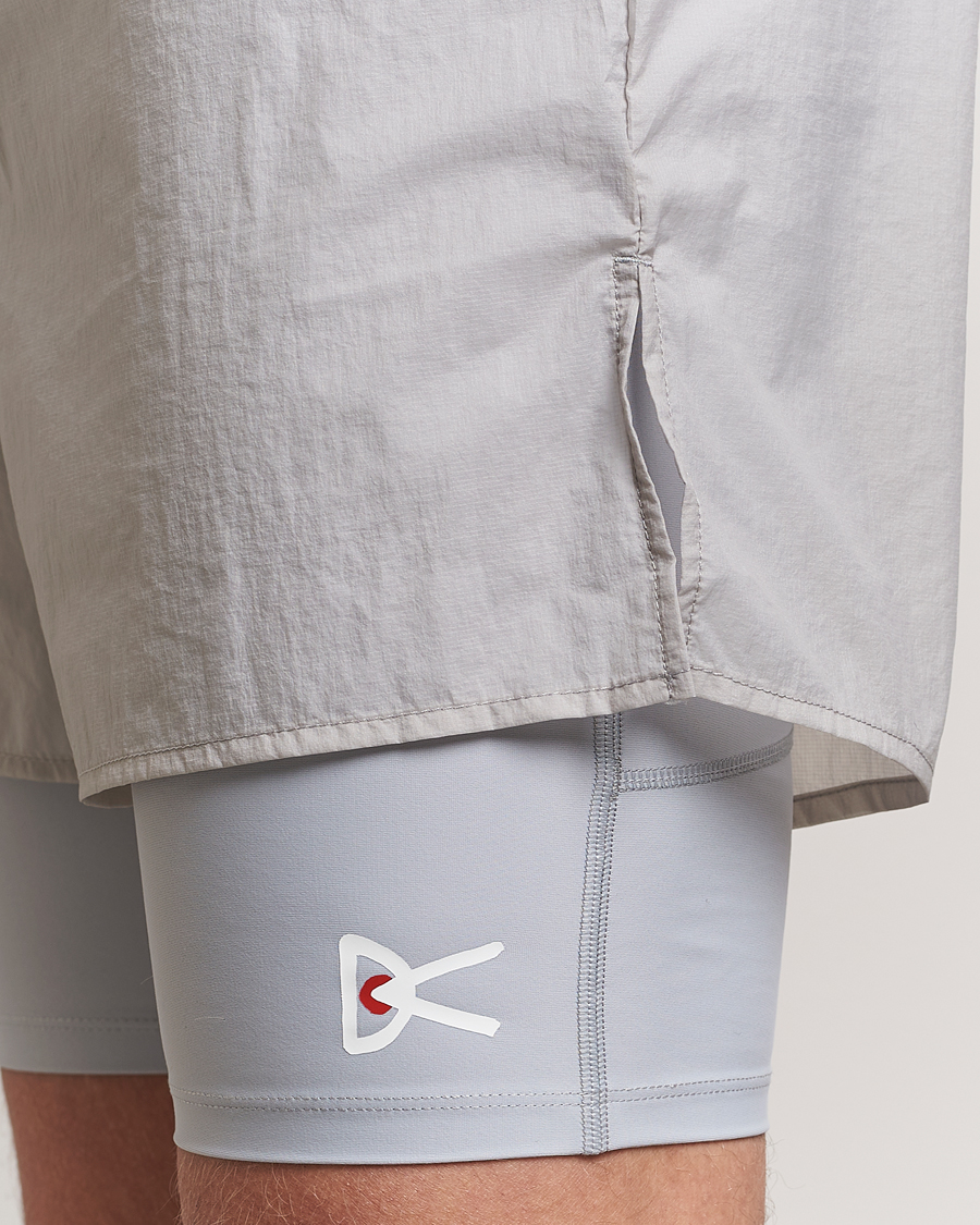 Herren | Shorts | District Vision | Ripstop Layered Trail Shorts Moonbeam