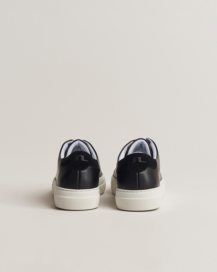 Herren | J.Lindeberg Art Signature Leather Sneaker Black | J.Lindeberg | Art Signature Leather Sneaker Black