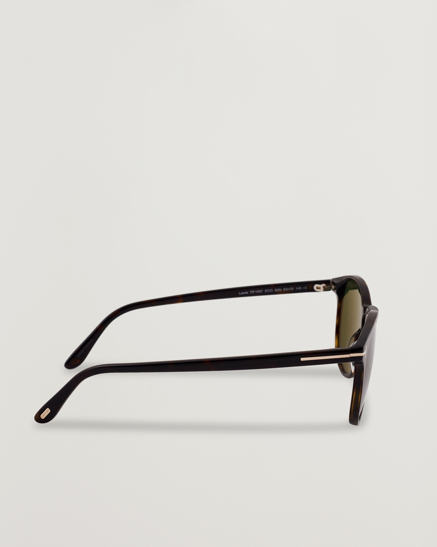 Herren | Sonnenbrillen | Tom Ford | Lewis FT1097 Sunglasses Dark Havana/Green