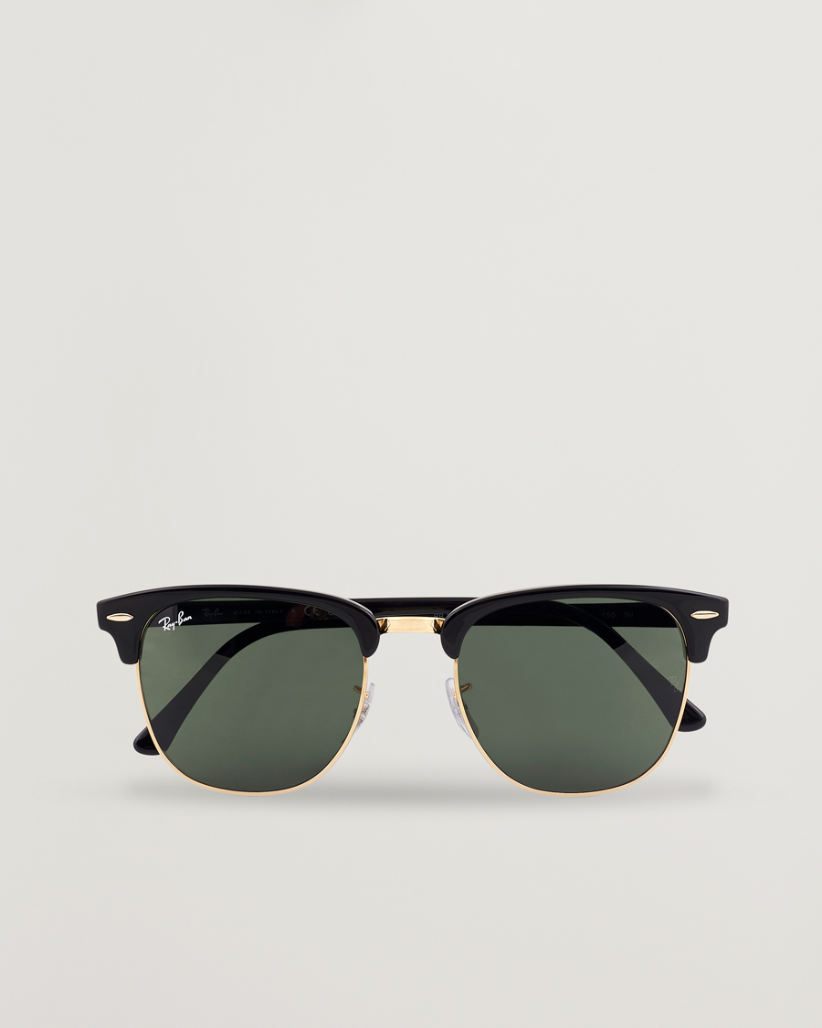 Herren | Sonnenbrillen | Ray-Ban | Clubmaster Sunglasses Ebony/Crystal Green