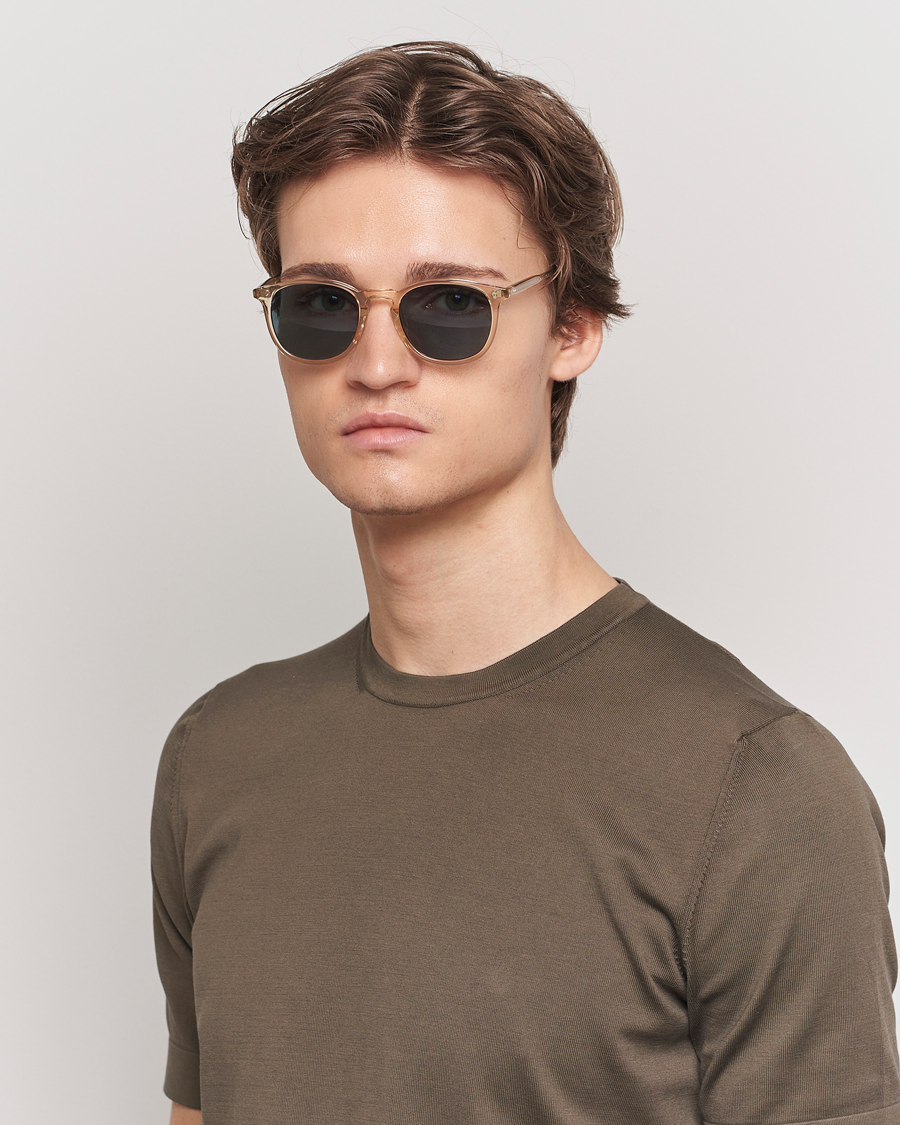 Herren | Accessoires | Garrett Leight | Kinney 49 Sunglasses Transparent/Blue