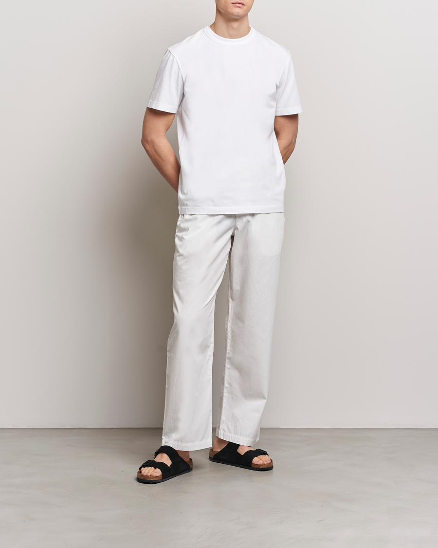 Herren | T-Shirts | Tekla | Organic Cotton Sleeping T-Shirt White