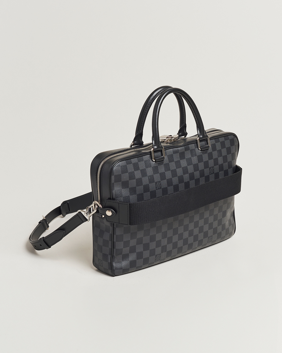 Herren | Louis Vuitton Pre-Owned Porte Document Business Damier Graphite | Louis Vuitton Pre-Owned | Porte Document Business Damier Graphite
