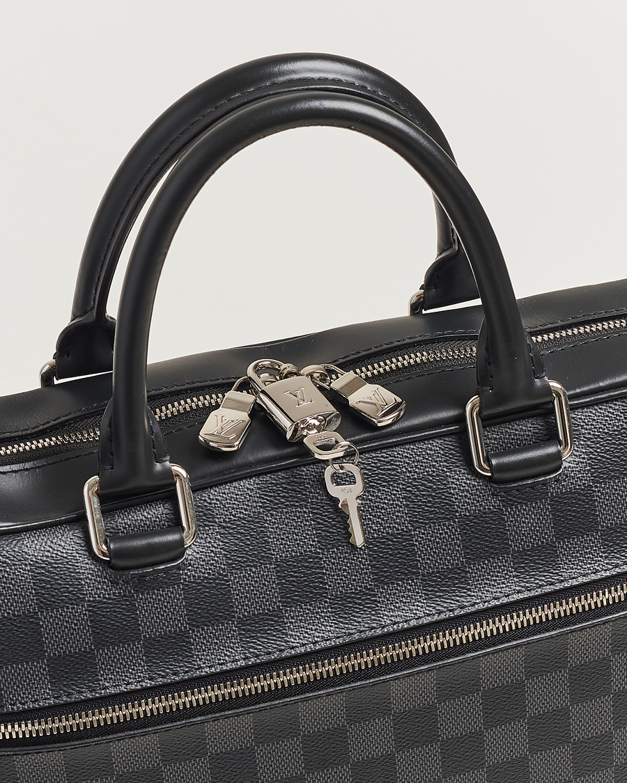 Herren | Louis Vuitton Pre-Owned Porte Document Business Damier Graphite | Louis Vuitton Pre-Owned | Porte Document Business Damier Graphite