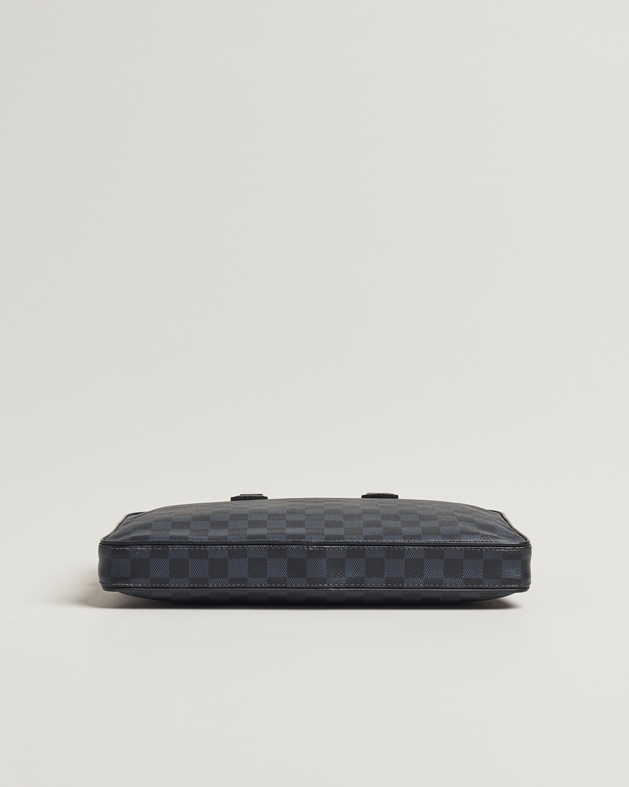 Herren | Louis Vuitton Pre-Owned Dandy Slim Briefcase Damier Navy | Louis Vuitton Pre-Owned | Dandy Slim Briefcase Damier Navy