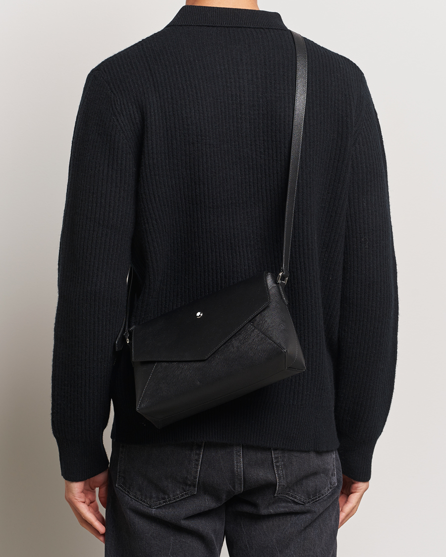 Herren | Montblanc Sartorial Double Bag Black | Montblanc | Sartorial Double Bag Black