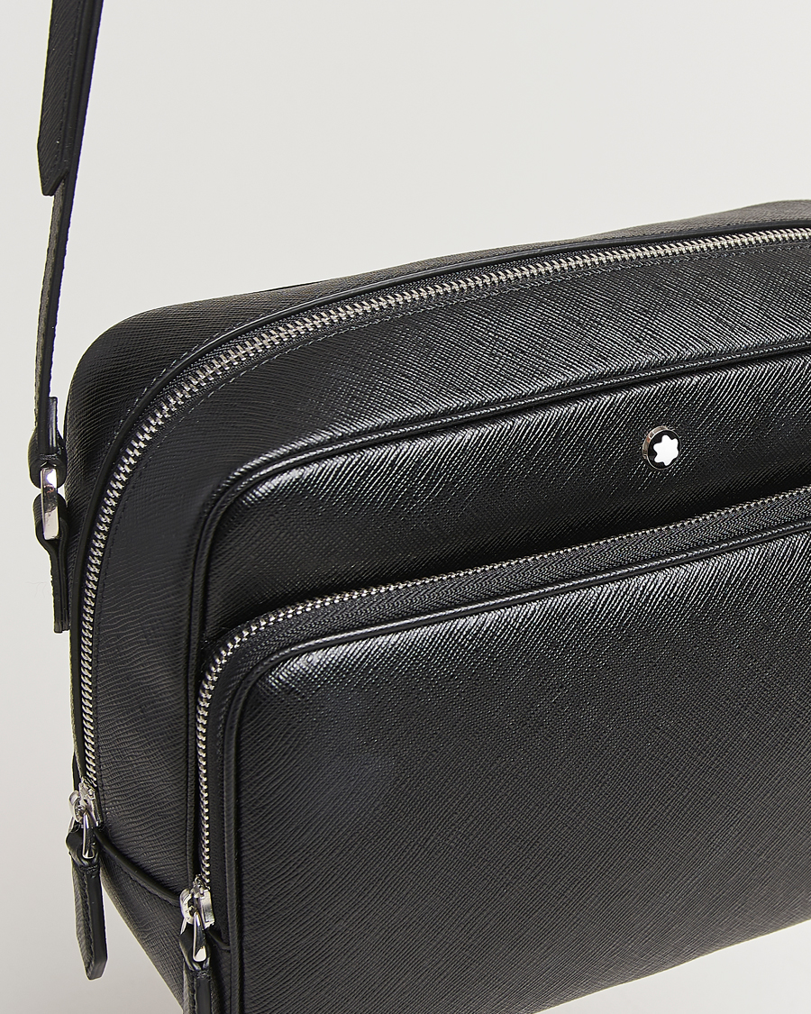 Herren | Montblanc Sartorial Messenger Bag Black | Montblanc | Sartorial Messenger Bag Black