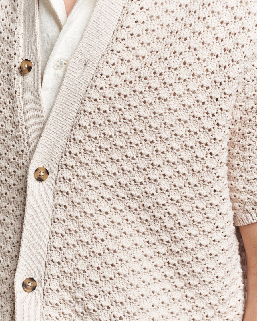 Herren | Hemden | LES DEUX | Gideon Knitted Shirt Ivory