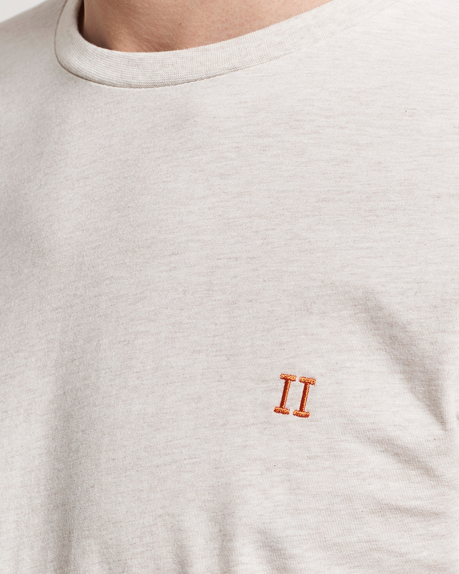 Herren | T-Shirts | LES DEUX | Nørregaard Cotton T-Shirt Ivory Melange
