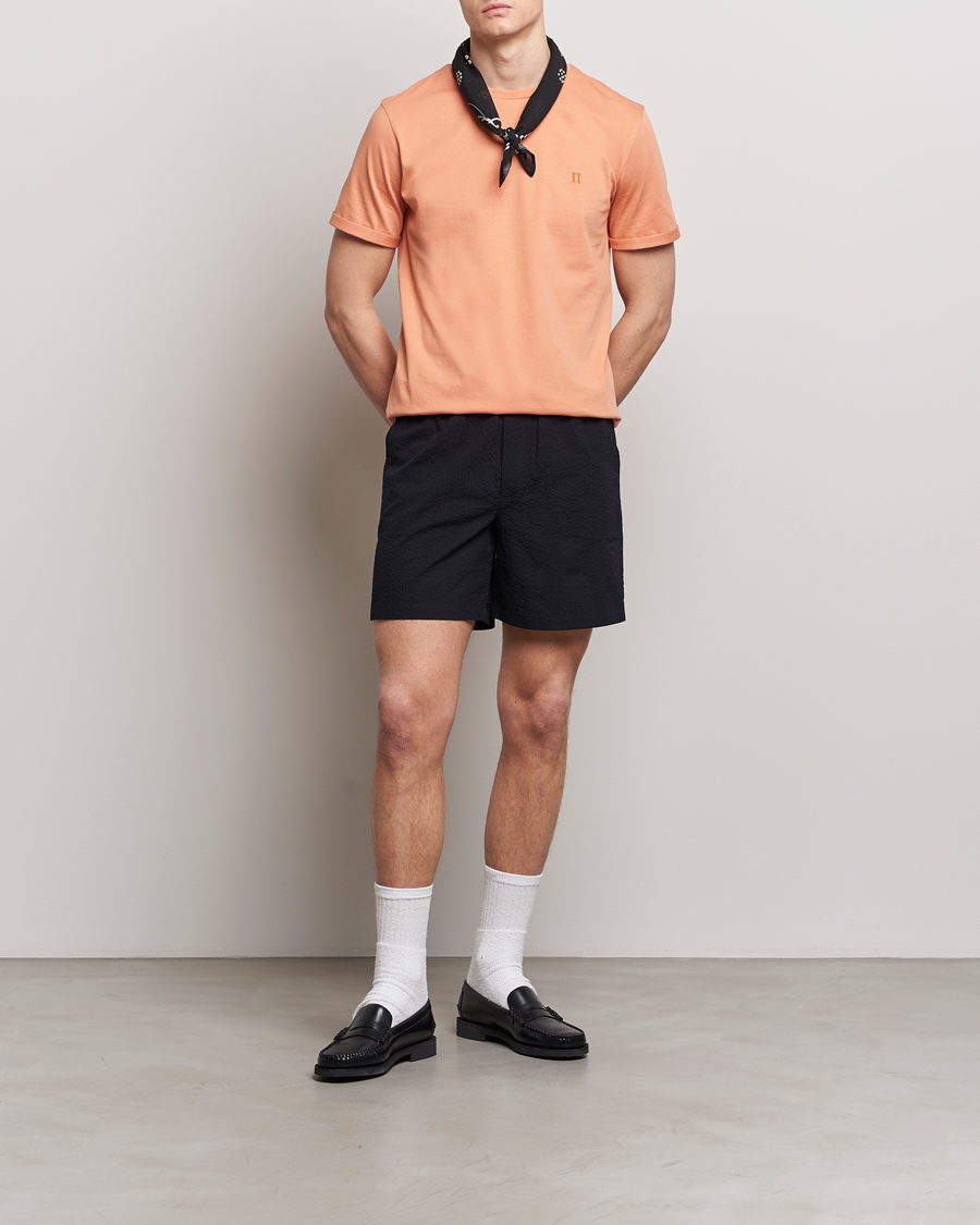 Herren | T-Shirts | LES DEUX | Nørregaard Cotton T-Shirt Baked Papaya Orange