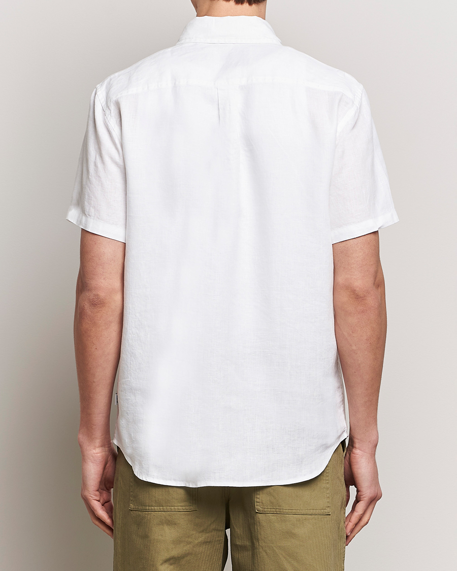 Herren | Hemden | LES DEUX | Kris Short Sleeve Linen Shirt White