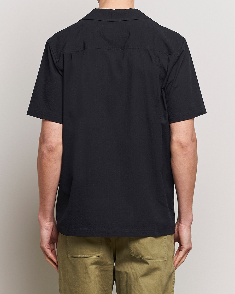 Herren | Hemden | LES DEUX | Osmund Seersucker Shirt Black