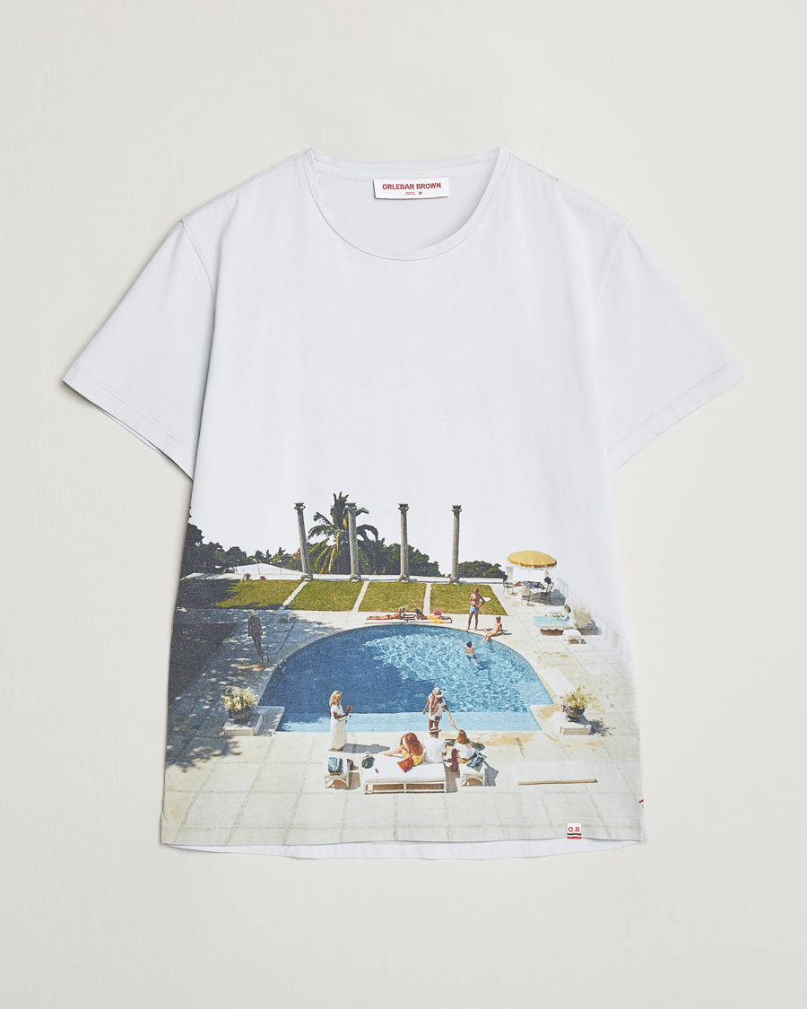Herren | T-Shirts | Orlebar Brown | OB Classic Photographic Slim Aarons T-Shirt Pacifico