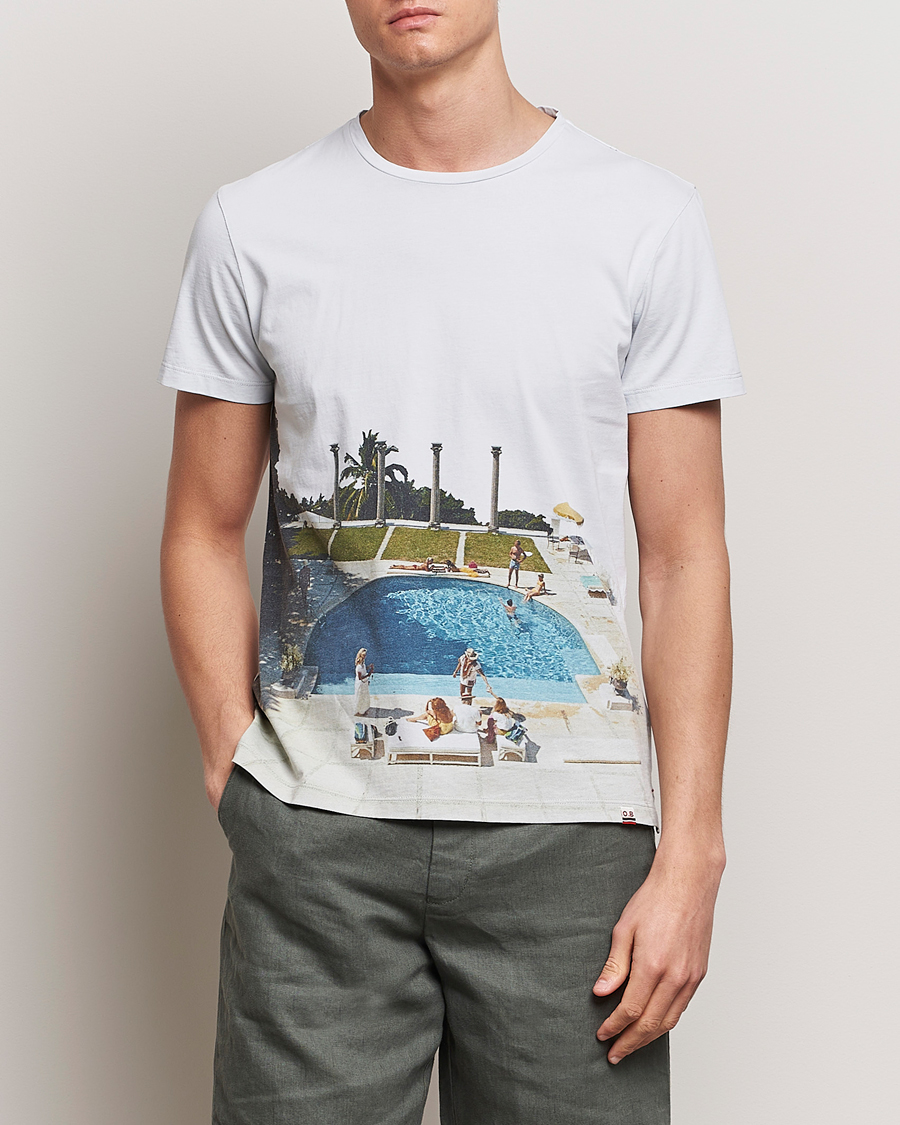 Herren | T-Shirts | Orlebar Brown | OB Classic Photographic Slim Aarons T-Shirt Pacifico