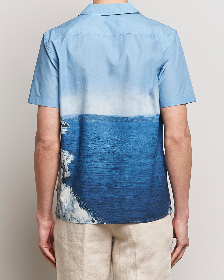 Herren | Hemden | Orlebar Brown | Hibbert Photographic Roc Pool Shirt Blue